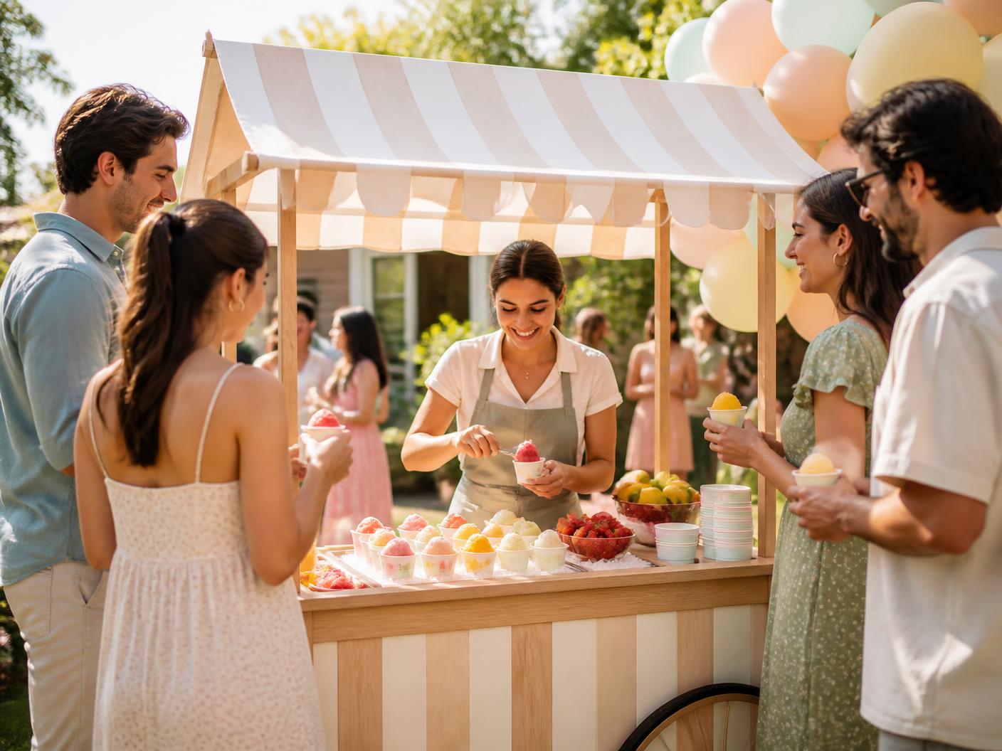 Three Sons Delights catering cart
